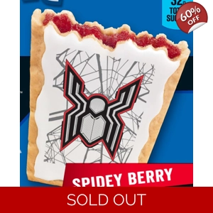 Kelloggs Spider-man Frosted Spidey Berry Pop-Tarts 2 pack Pop tarts